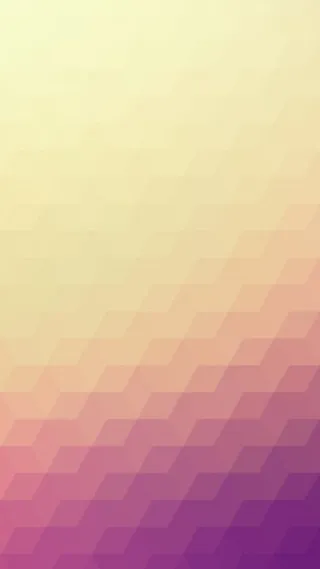 黄色紫色渐变下的晶格化立体H5背景高清