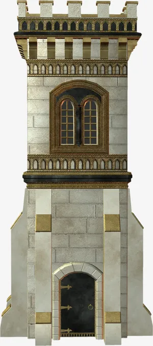 中世纪建筑免抠