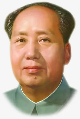 高清摄影手绘毛爷爷画像免抠