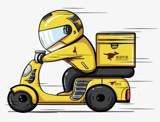 美团外卖小哥免抠