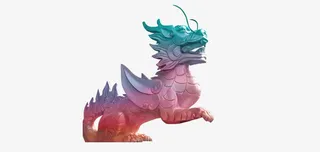 中国风石狮子免抠