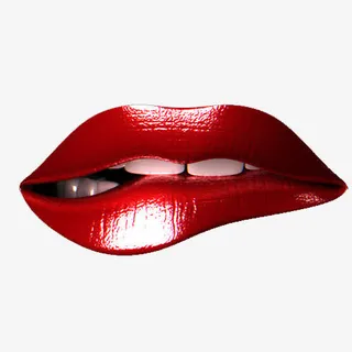 咬嘴唇性性感免抠