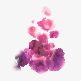 唯美水墨底纹图案免抠