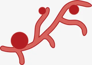 手绘细菌免抠