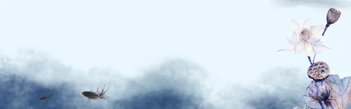彩色莲花古典背景图高清