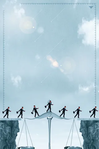 蓝色创意企业招聘背景素材高清