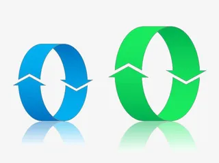 箭头型圆环免抠