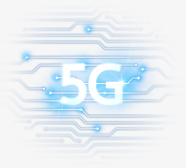 5G科技光效边框免抠