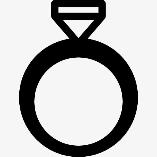 结婚戒指图标免抠
