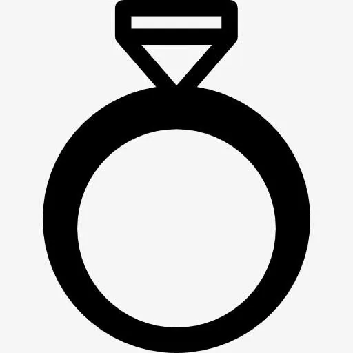 结婚戒指图标免抠