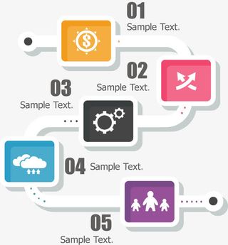 弯道形状递进关系图免抠