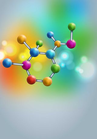 球体原子模糊光晕矢量背景高清