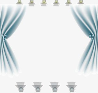 半透明帷幕素材免抠