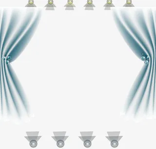 半透明帷幕素材免抠