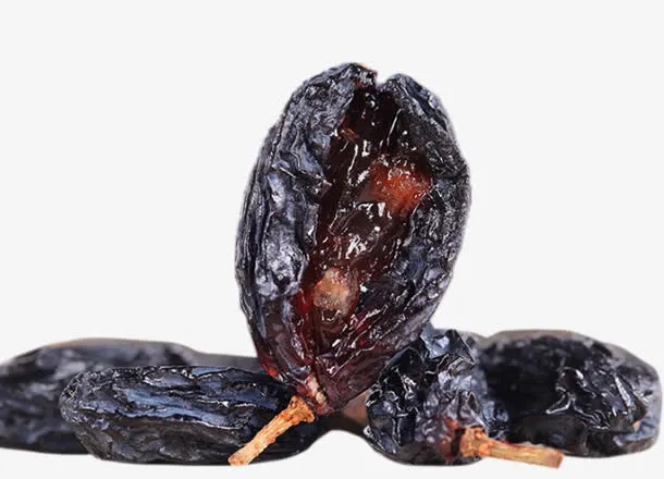 黑加仑葡萄干特写免抠