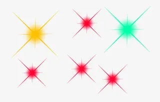 漂亮的圆形光束免抠