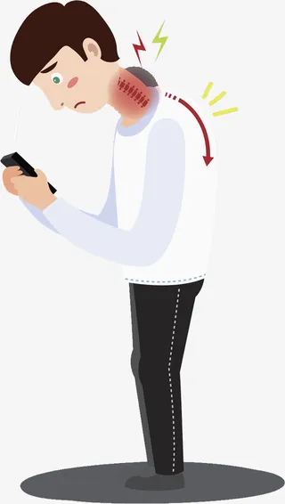 年轻人颈椎问题免抠