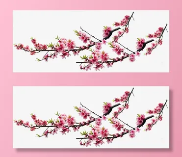 桃花高清免抠素材免抠动植物植物元素 桃花高清免抠素材免抠动植物植物元素