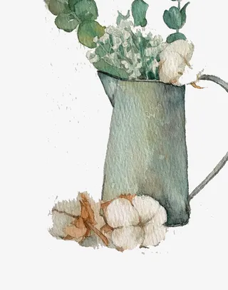 手绘水彩画免抠