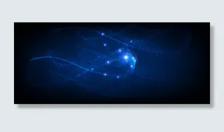 蓝色简约背景高清