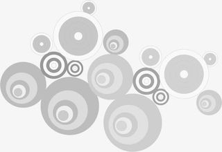 灰色圈圈医院装饰免抠