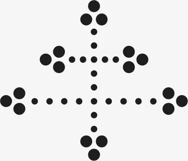 点线面构图底纹角花素材免抠