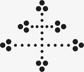 点线面构图底纹角花素材免抠