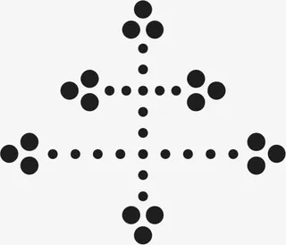 点线面构图底纹角花素材免抠