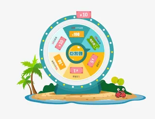 幸运大转盘免抠