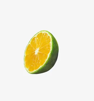新鲜的青橙免抠