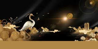 新中式地产高端地产开幕PSD素材高清