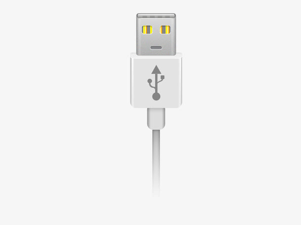 USB数据线头免抠