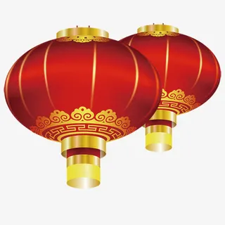 红色灯笼免抠