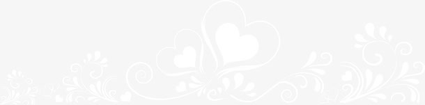 简约白色花纹装饰免抠