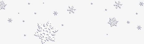 唯美雪花装饰元素免抠