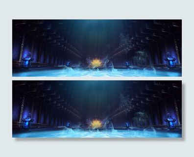 梦幻云海欧式建筑banner高清