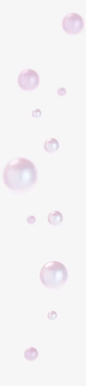 模糊的粉色卡通泡泡免抠