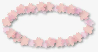 粉色春季花朵框架免抠