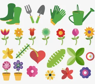 小清新元素免抠