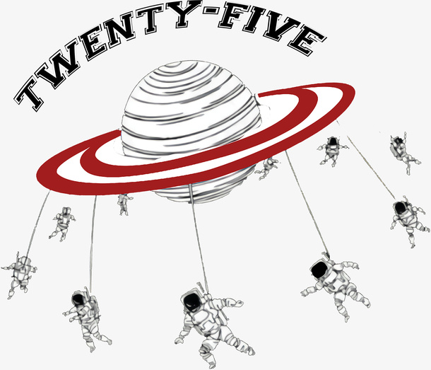 围着星球旋转宇航员免抠