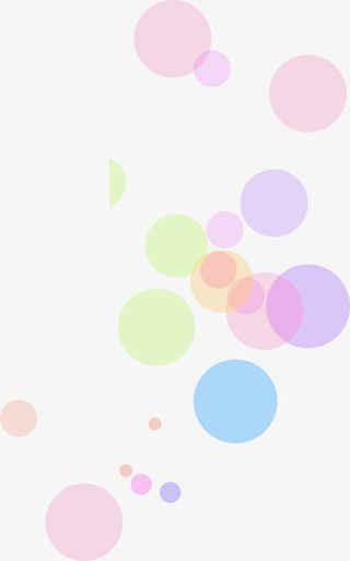 春天漂浮彩色星光装饰免抠