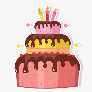 生日快乐蛋糕免抠