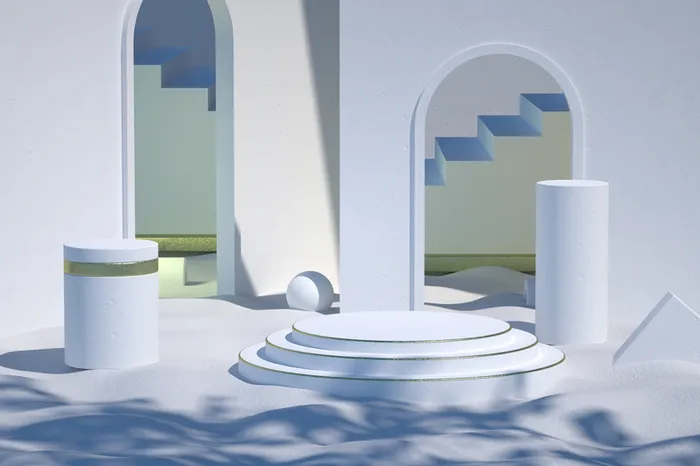 国潮，背景，C4D，电商高清