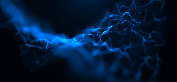 蓝色飘逸背景装饰高清