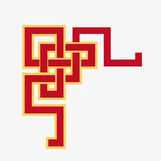 矢量红色中国风边框免抠