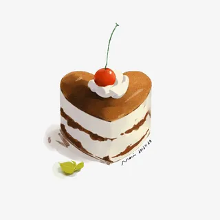 手绘小点心免抠