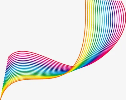 彩色矢量炫光素材图免抠 彩色矢量炫光素材图免抠