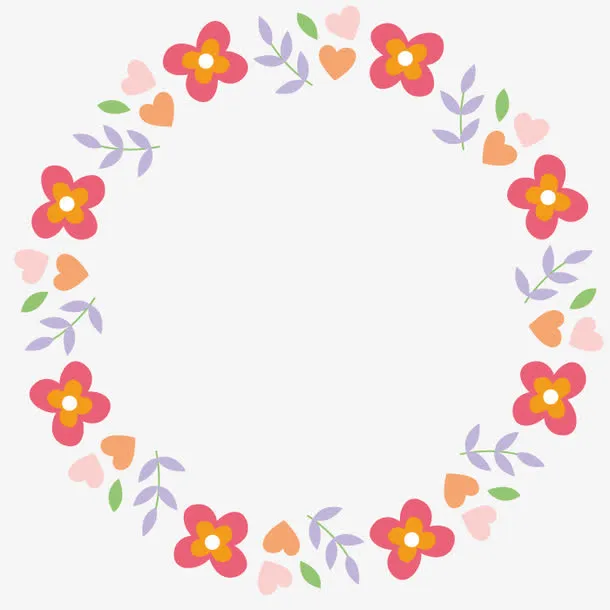 矢量鲜花花纹免抠