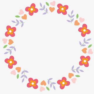 矢量鲜花花纹免抠