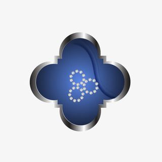 梅花符号的奖章样式免抠